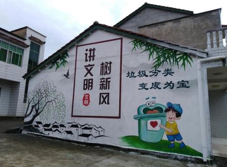  泾阳墙绘是现在流行的墙体广告